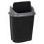 Plastic Swing Top Rubbish Bin-1238565470