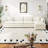 Modern Chenille Loveseat Sofa Couch With Ottoman-506217864-506217868