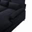 Canapé en U en forme de U, canapé modulaire en chenille confortable de 110 pouces à 4 places avec méridienne double et mousse à mémoire de forme pour une vie moderne-280752201