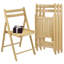 Chaise pliante en bois