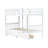 Rubber Wood Bunk Bed with Drawers, Ladder, and Guardrails-120240199-121293846