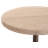 Bonn Side Table in Travertine and Bronze