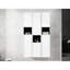 Armoire murale de salle de bain murale 12 po, 6 portes à fermeture douce, blanc, grâce moderne, amplement d'espace pour créer un espace de rangement intrigant, essentiels pour garder la pièce