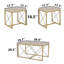 Ensemble de tables basses 2 pièces Elite