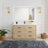 Porto 55'' Free Standing Single Bathroom Vanity with Quartz Top-2010708811-2010668840