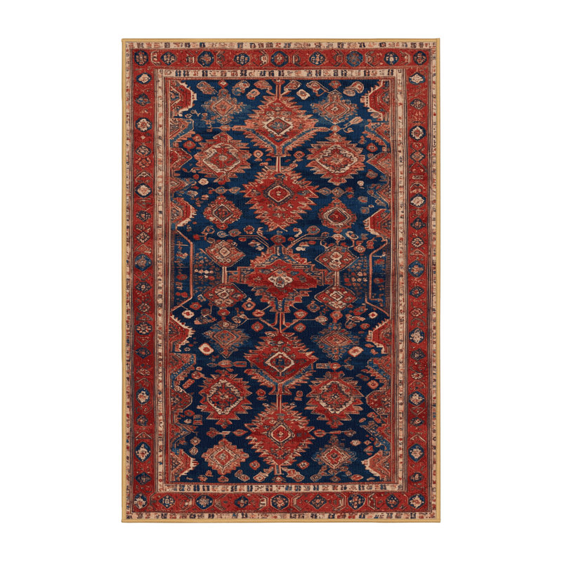 Tapis brun lavable à la machine, Rectangle 6 pi x 9 pi