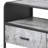 Concrete Grey And Black Drawer TV Stand-245526566