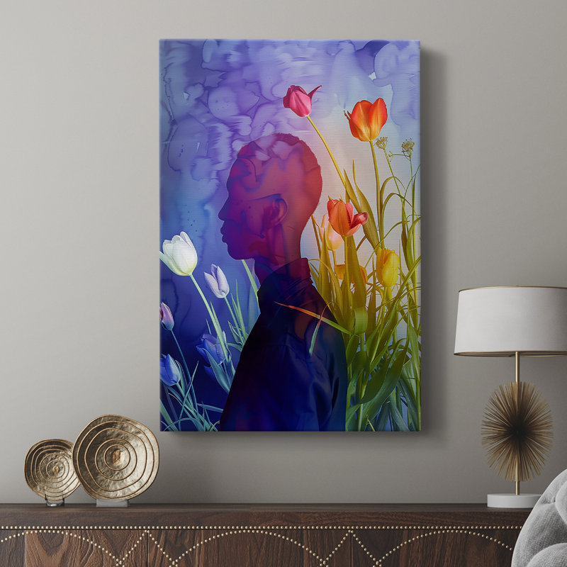 FLORAL Series DCC-XXX-Gallery Cavas sur mesure, H 27 po x l 18 po