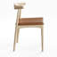 Chaise d'appoint rembourrée en cuir Ardo-1150751149-1150751150