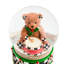 Holly Bear Snow Globe