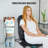 Snailax Vibration Back Massager with Heat, Heated Seat Massager with 8 Vibrating Motors & 5 Modes - SL-222
