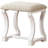 Unique Modern Bedroom Vanity Set W Stool Foldable Mirror Drawers White Color Mdf Veneer 1Pc Vanity Furniture