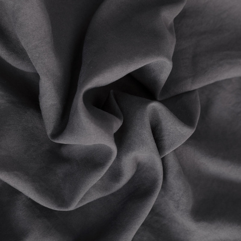 Ensemble de literie 4 pièces doux et respirant, Gris foncé