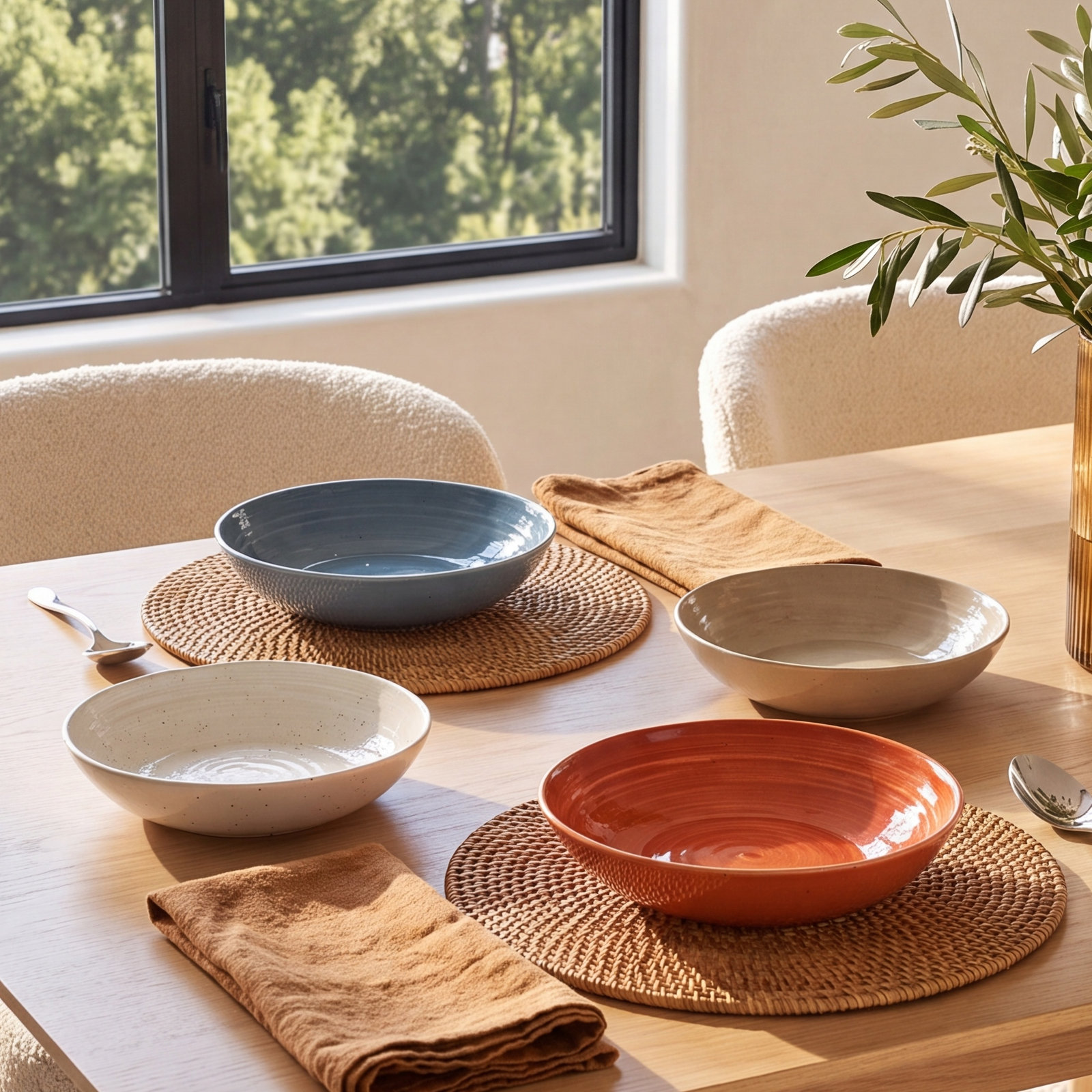 Sango Siterra Stoneware Pasta Bowl