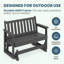 Fauteuil oscillant 48,6 po Adirondack-115734141