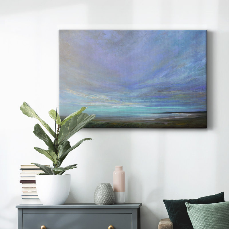 Coastal Views III-Gallery, toile tendue, H 12 po x l 18 po