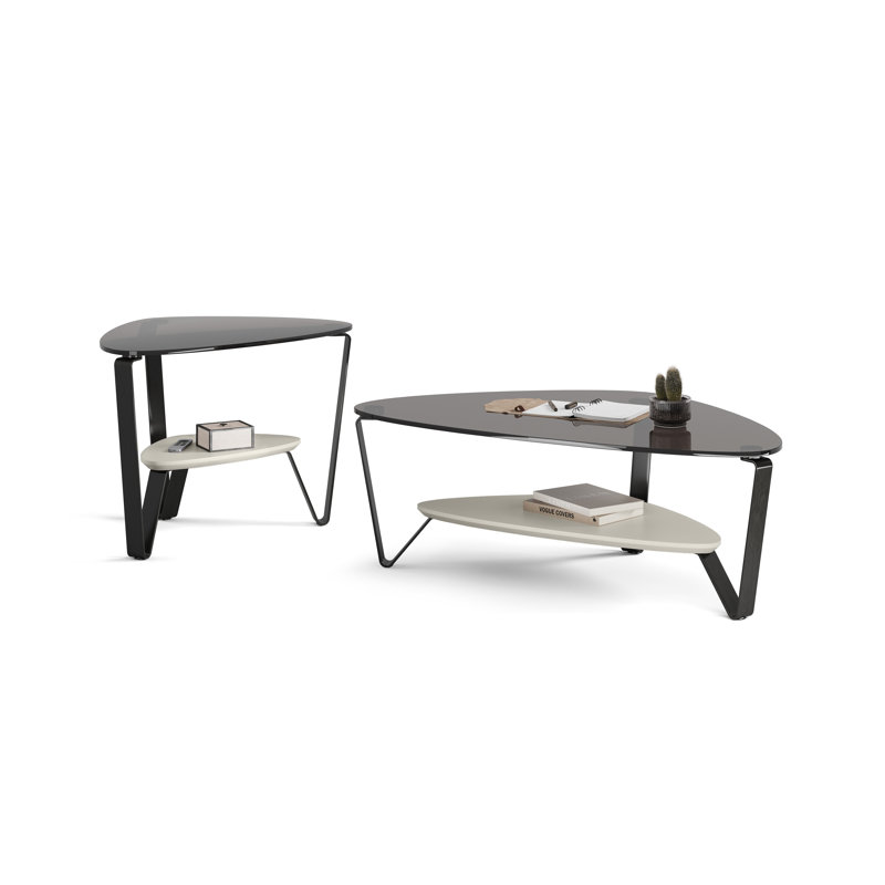 Dino Coffee Table, Stone, 15.5" H x 55" L x 33.5" W