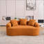Canapé à deux places, tissu en chenille de grain de bois, canapé à compression double éponge, canapé à compression à deux places avec 2 coussins pour la maison / la maison / le mobilier / l’appartement / le bureau-304359499