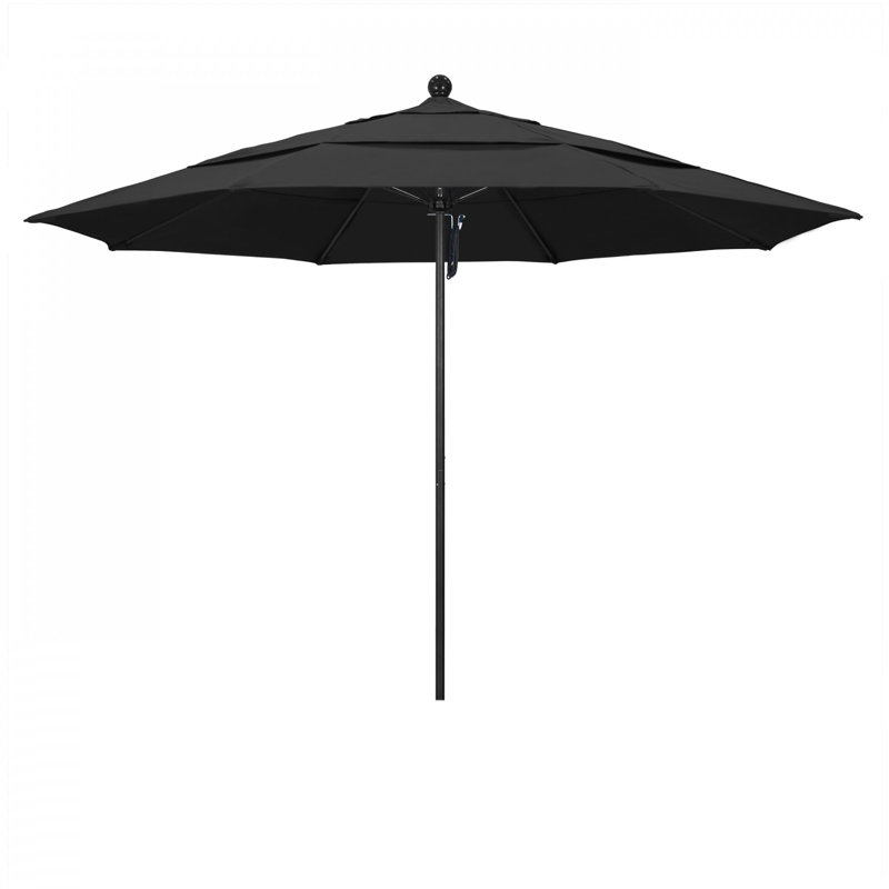 Parasol de marché 11 pi Raymundo, Noir - Pacifica