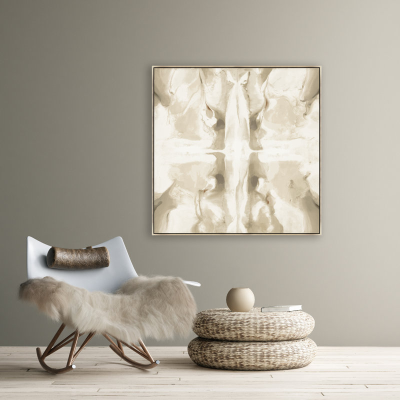 Decalcomanie III Print by Giselle Kelly, 25.5" H x 25.5" W x 1.5" D, Image Gel Brush