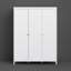 Besiana 3 Door Manufactured Wood Wardrobe-1557452186