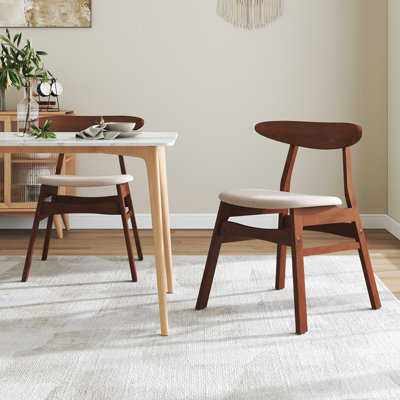 47cm H Linen Upholstered Side Chair