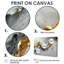 Marbre abstrait dans des tons de gris et d'or IV - ensemble d'art mural mural en marbre-107213273-107213267