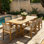  Chaise de patio en bois massif Heritage avec corde tissée et dossier surdimensionné (ensemble de 2)