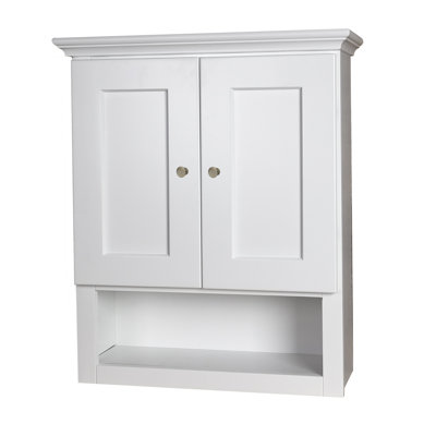 Ransom White Shaker Over The Toilet Wall Cabinet