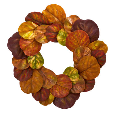 Faux Fiddle Leaf Polyester 29'' Wreath