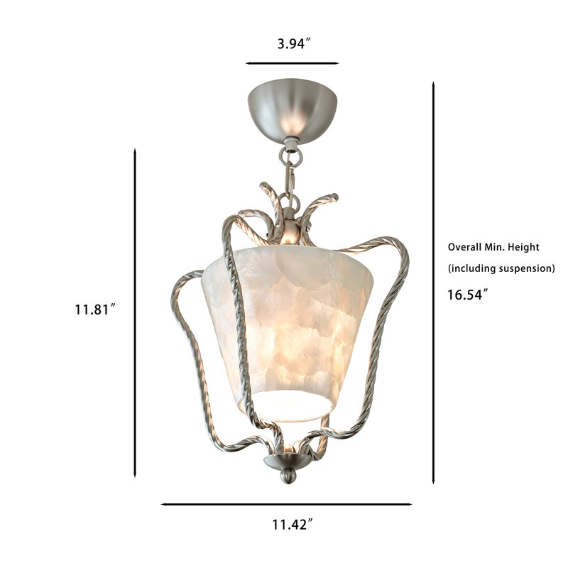 11.42" Simple Shell-Shaped 3-Color Ceiling Light – Minimalist Dimmable Lighting
