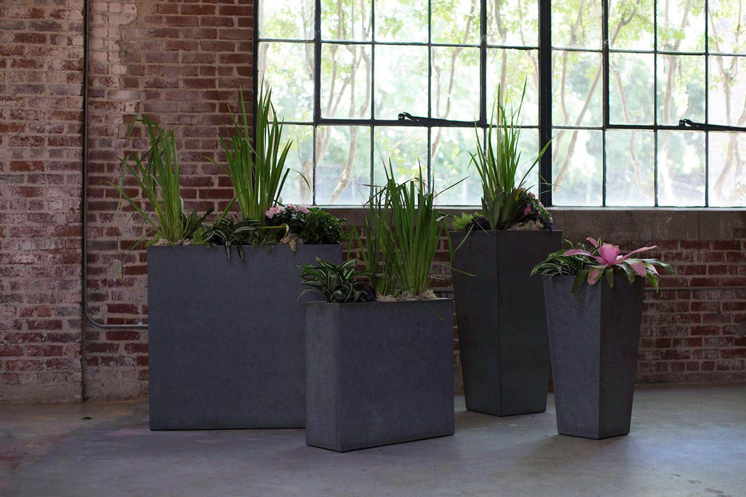 Cosmic Handmade Pot Planter, 27" H x 25.5" W x 10" D