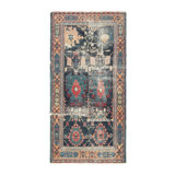 Antique One-of-a-Kind 3'3X6'6 Hand Knotted Area Rug