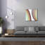  «Inner Pathway 2» par Alonzo Saunders, art mural sur toile, 37 po x 37 po