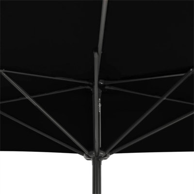 Camdyn 300 cm W X 150 cm D Half Tilt Balcony Parasol with Crank Lift