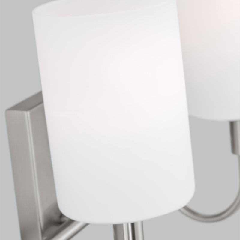 Two Light Wall / Bath, Brushed Nickel