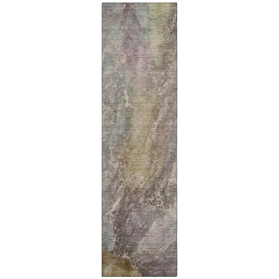 Machine Washable Indoor/Outdoor Efimenko ACN2307 Abstract Rug