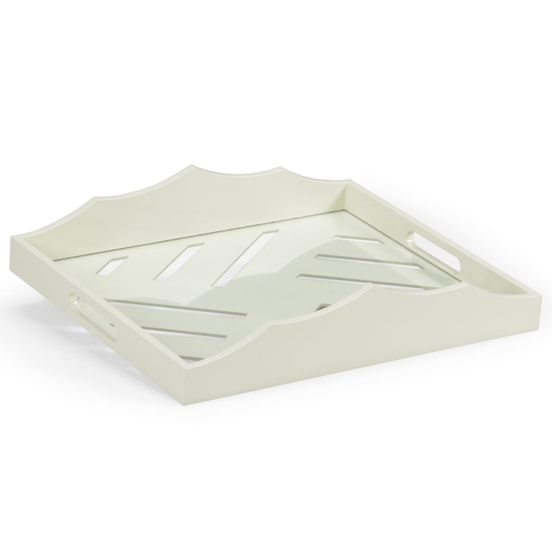Decorative Tray, White