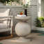 Table d'appoint d'extérieur en béton