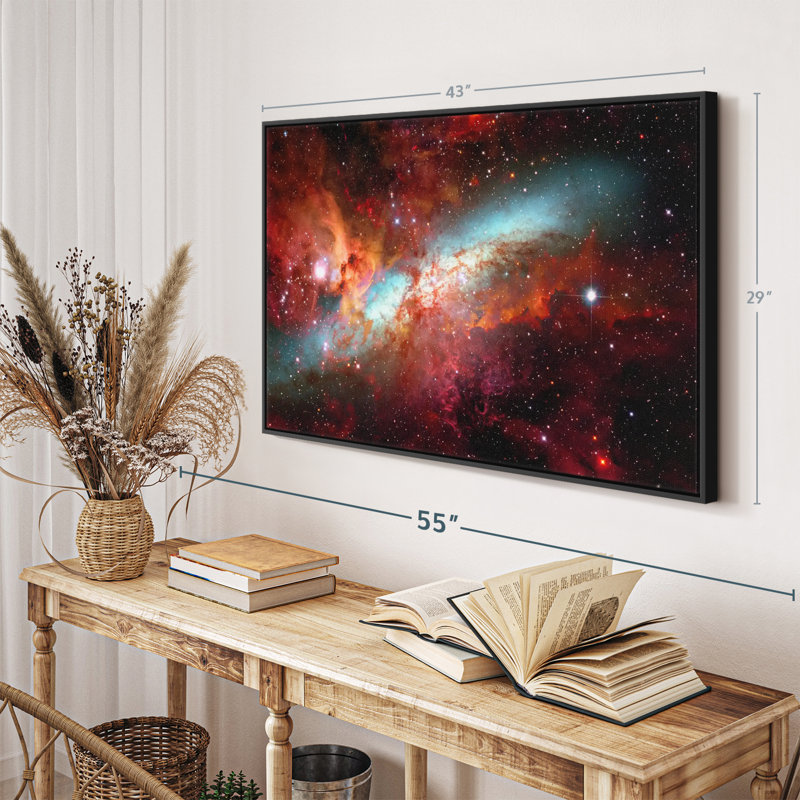 Galaxy Nebula Canvas Print, 29" H x 43" W