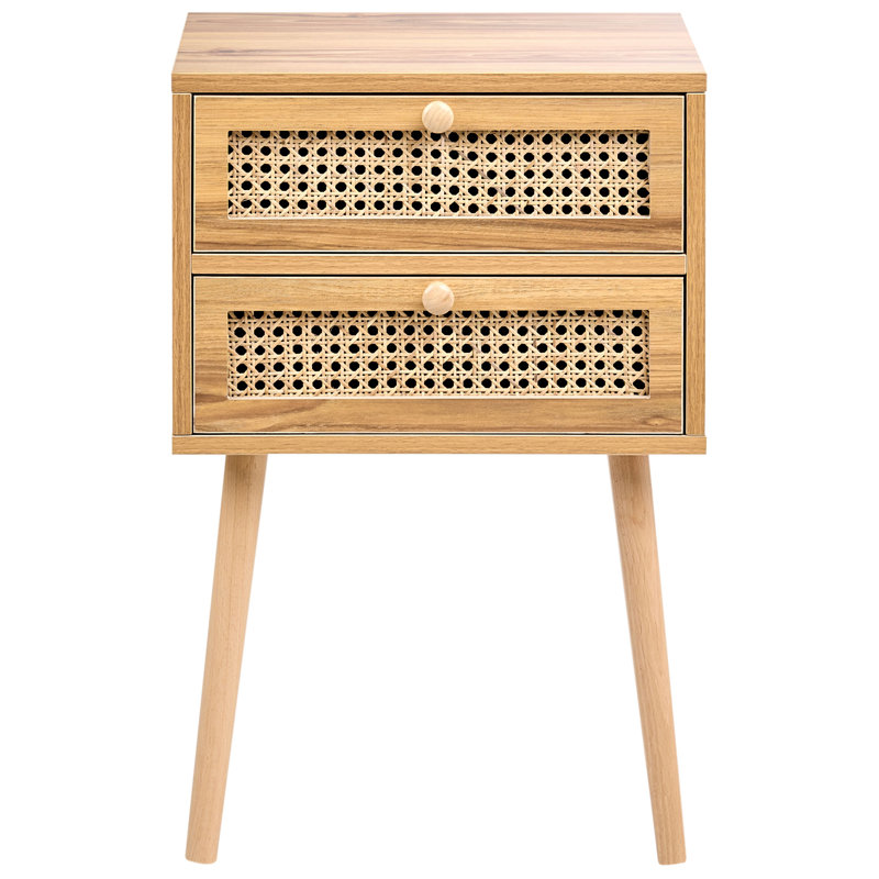 BUTTE 40cm W Manufactured Wood Bedside Table