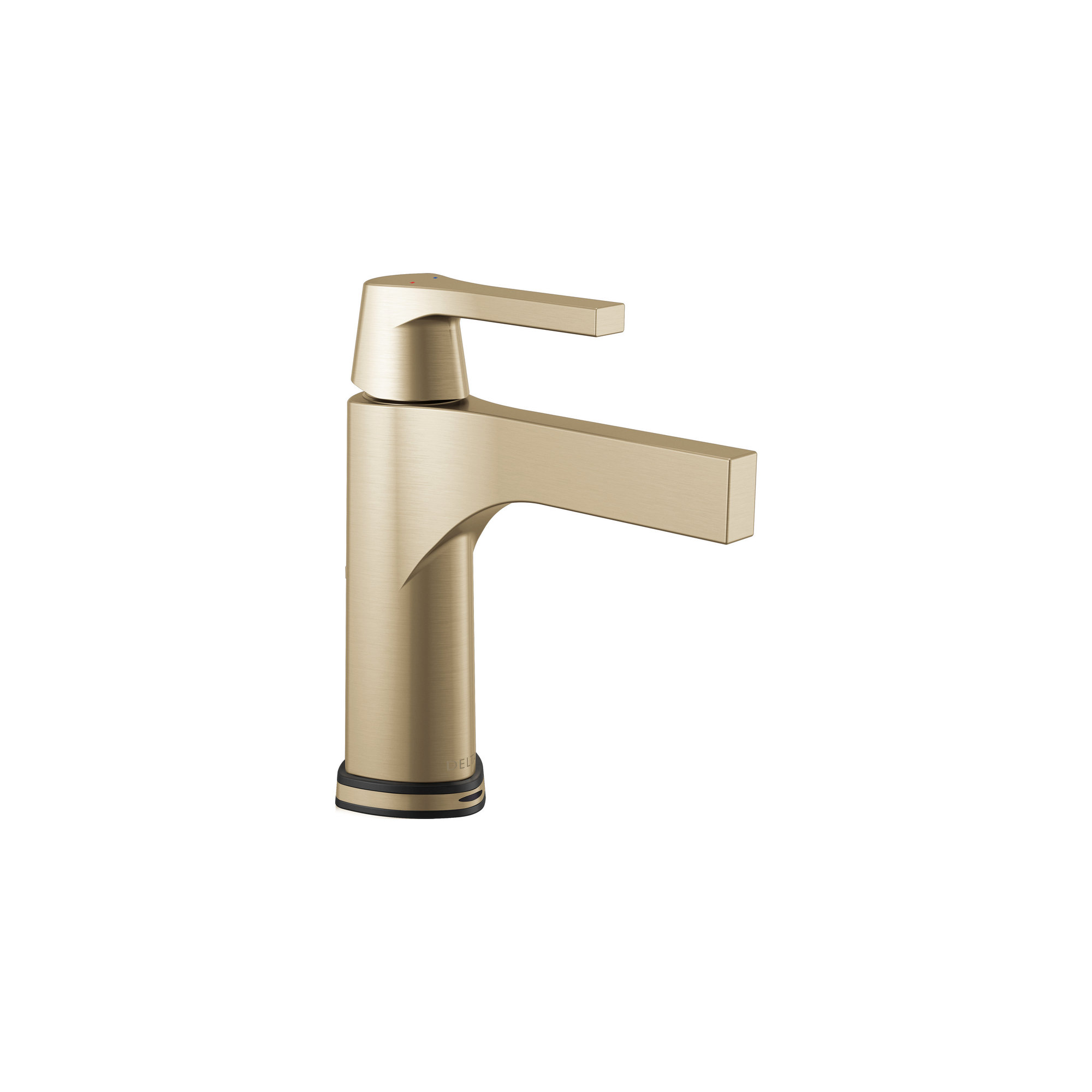 Zura Single Hole Touch2O Bathroom Faucet with Touchless Technology, Champagne Bronze