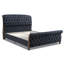 Lit-bateau tapissier capitonné Dulane-187834688