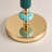 Colorful Ceramic Table Lamp with White Fabric Shade