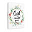 God Loves A Cheerful Giver 2 Corinthians 9:7 - Wrapped Canvas Print-1592424036