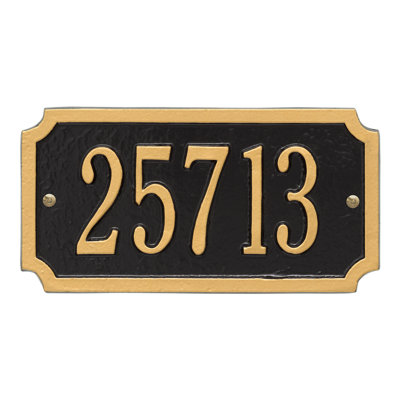 1-Line Wall Address Plaque