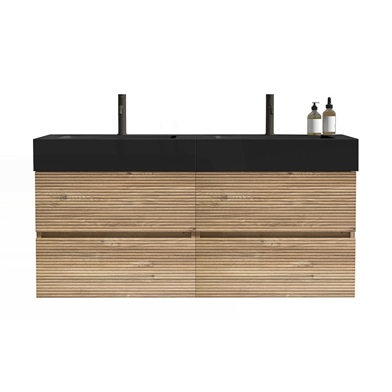 Meuble-lavabo 48 po avec lavabo en quartz, Oak, 48"
