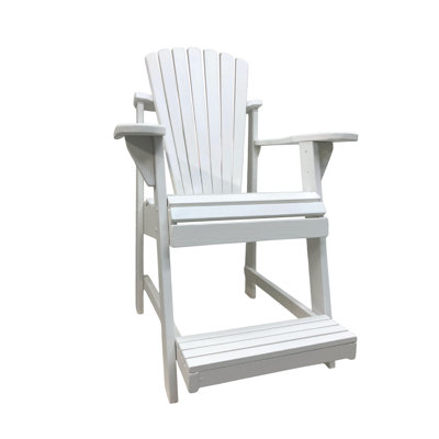 Weathercraft Classic USA-Made Adirondack Balcony/Pub Chair – 14 Sherwin-Williams Finish Colors, Elevated Outdoor Seating with Built-In Footrest