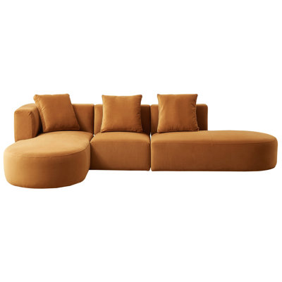 Orby  Velvet Sectional Sofa