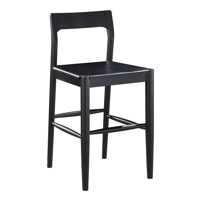 Bar and Counter Stool, Black, Counter Stool (26" Seat Height)